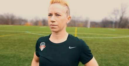 Washington Spirit soccer player Joanna Lohman on video describers her return to soccer thanks to physical therapy.
