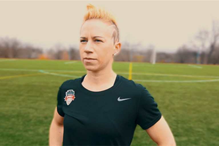 Washington Spirit soccer player Joanna Lohman on video describers her return to soccer thanks to physical therapy.