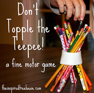 Don't Topple the Teepee