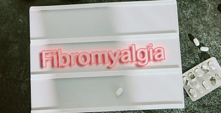 The word fibromyalgia spelled out on a sign.