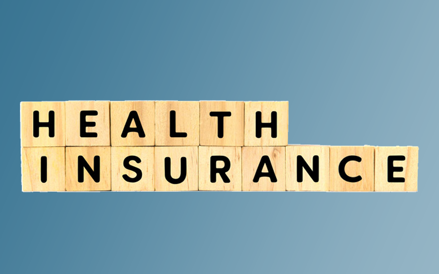 Health Insurance spelled out in blocks.